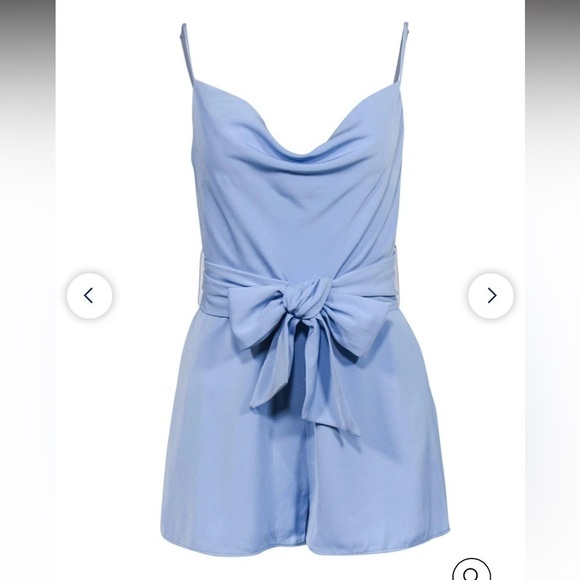 KEEPSAKE - Baby Blue Sleeveless Romper Sz XS - Picture 2 of 9